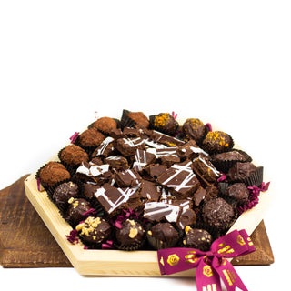 The Choco Shoppe Choco Hexagon Truffle Platter - Giftsmiths