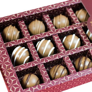 The Choco Shoppe Chocolate Truffles - 12 Piece Soft Box - Giftsmiths