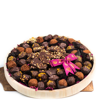 The Choco Shoppe Variety Choco Rustic Round - Giftsmiths