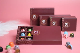 The Choco Shoppe Chocolate Gems - 12 Piece Soft Box - Giftsmiths