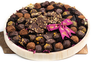 The Choco Shoppe Variety Choco Rustic Round - Giftsmiths