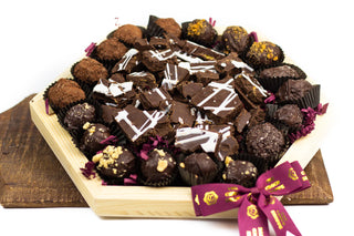 The Choco Shoppe Choco Hexagon Truffle Platter - Giftsmiths