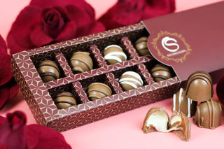 The Choco Shoppe Chocolate Truffles - 8 Piece Soft Box - Giftsmiths