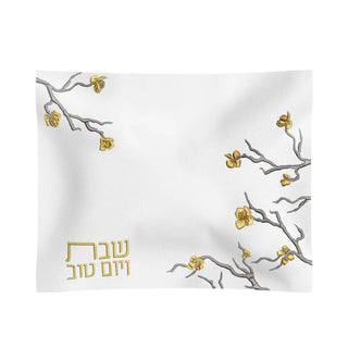 Golden Branch Challah Cover - Giftsmiths