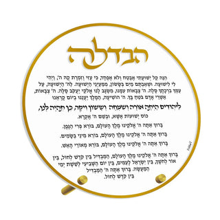 Classic Round Havdalah Card - Giftsmiths