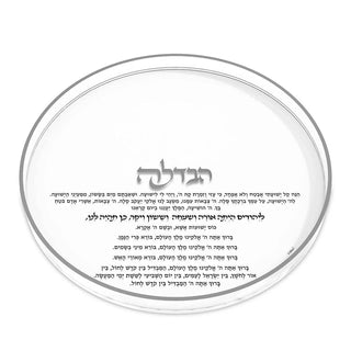 Round Classic Havdalah Tray - Giftsmiths