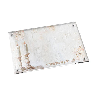 Leatherite Artwork Hadlakos Neiros Tray - Blush Rose - Giftsmiths
