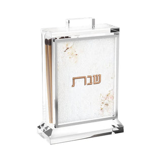 Leatherite Artwork Matchbox - Blush Rose - Giftsmiths