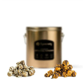 Gourmet Popcorn 1 Gallon 2 Flavor Tin - Giftsmiths