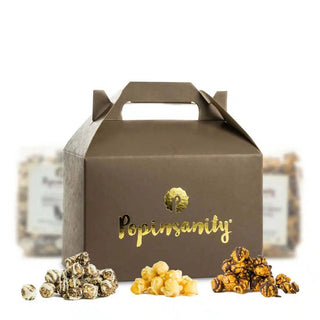 Gourmet Popcorn 3 Flavor Gift Box - Giftsmiths