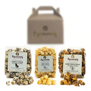 Gourmet Popcorn 3 Flavor Gift Box - Giftsmiths