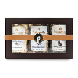 Gourmet Popcorn 3 Flavor Gift Box - Giftsmiths