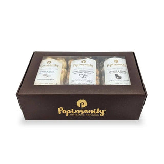 Gourmet Popcorn 3 Flavor Gift Box - Giftsmiths