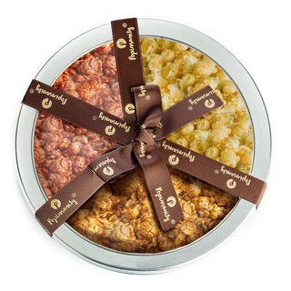 Gourmet Popcorn 3 Flavor Gift Tin - Giftsmiths