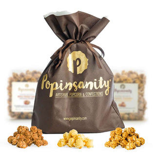 Gourmet Popcorn 3 Flavor Gift Bag - Giftsmiths