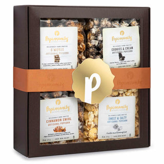 Gourmet Popcorn 4 Pack Variety Gift Box - Giftsmiths