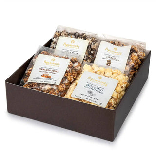 Gourmet Popcorn 4 Pack Variety Gift Box - Giftsmiths
