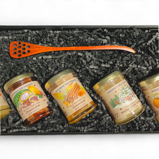 Five Flavor Whipped Honey Sampler Box