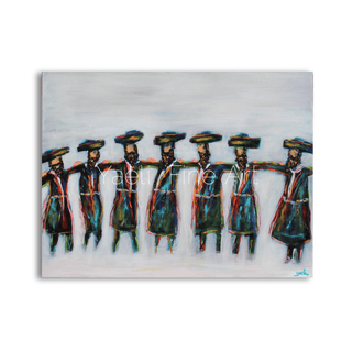 Colorful Coats - Painting - Giftsmiths